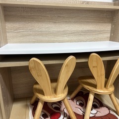 ヤトミ　森のどうぶつチェア　ニトリ　棚にもなるキッズデスク