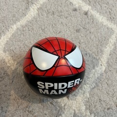 スパイダーマンのお菓子の缶