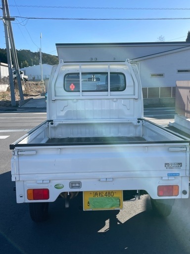 スズキキャリー　5MT 　車検2年付　値下げしました。　エアコン　低走行　車検長い　修復歴無し　軽トラ
