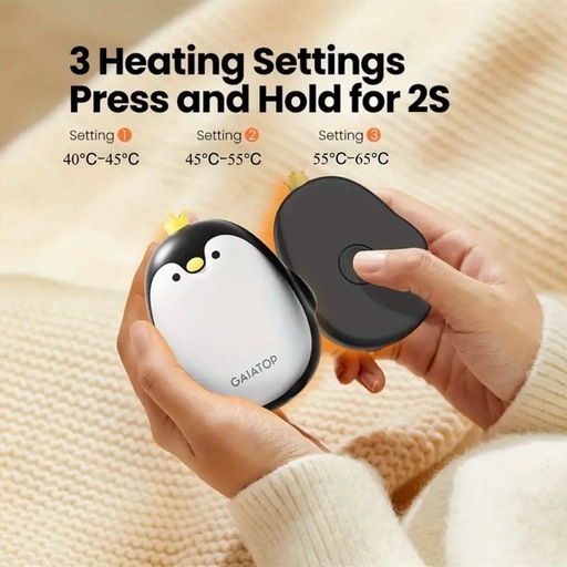 新品　ペンギン型のハンドウォーマー