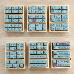 【美品】フェリシモ FELISSIMO ノスタルジーが薫るユースフルスタンプセット ★スタンプインクお付けします♪★の画像