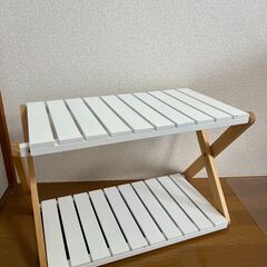 【2月まで】[ベルメゾン] ラック 簡単 折りたたみ オープンシ...