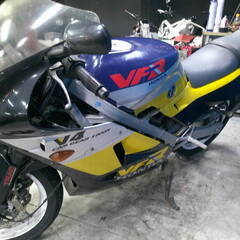 HONDA VFR400R 青/黄 格安提供車 半額配送キャンペーン クランキング未確認 期間限定価格 現状渡し諸経費￥0- 横浜 P-Yardの画像