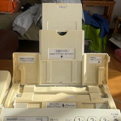 SHARP UX-D19CL ホワイト電話機　子機無しの画像