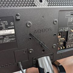 値下げ！シャープ　AQUOS　液晶カラーテレビ　19型　リモコン付きの画像