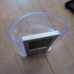 カレンダークロック　ペン立て付きの画像
