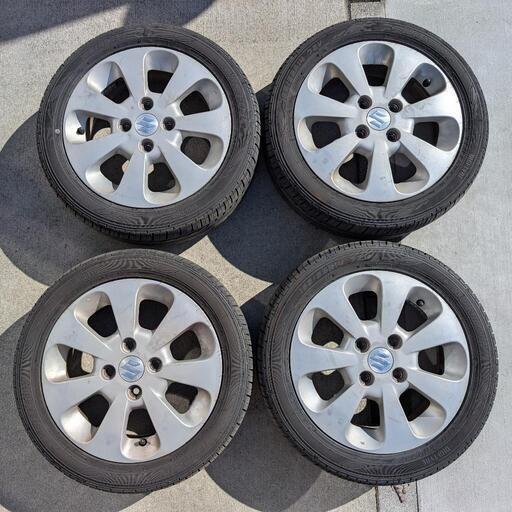 軽自動車　夏タイヤ　ホイール付　4本セット