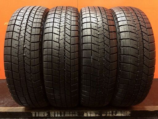 DUNLOP WINTER MAXX WM03 155/65R14 14インチ スタッドレス 4本 20～22年製 バリ溝 N-BOX ピクシスエポック モコ等　(KTE192)