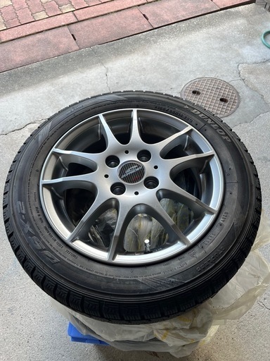 DUNLOP 155/65R14 75Q スタッドレス　4本