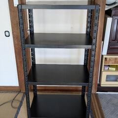 スチールラック　黒　60cm✕40cm✕高さ118cm