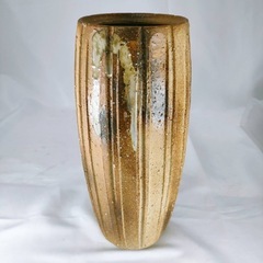 花瓶　ブラウン　大きめ　陶器の画像