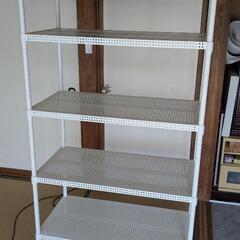 スチールラック　白　90✕45✕高さ150cm
