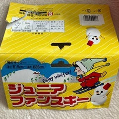ミニスキー　ファンスキー　2個セット　割れありの画像
