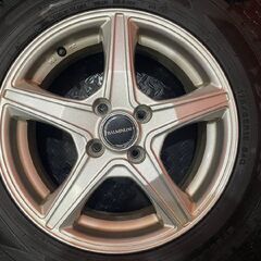 【DL WM02 175/65R15】スタッドレス【BALMINUM 15インチ 5.5J4HPCD100+45】20年製 フィット カローラアクシオ等　(KTL294)の画像