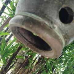 居酒屋などに　オブジェにタコツボ　レトロ　の画像