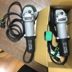 ディスクグラインダー（新品+中古の計2台）