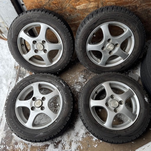 バリ山　アルミホイール付　WM02 155/65R13 スタッドレス　タイヤ　2020年製　13インチ