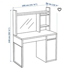 【美品です】IKEA MICKEシリーズ学習机の画像