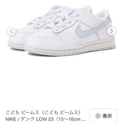 NIKE DUNK 子供靴 16cm スニーカー