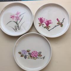 庫山窯花絵皿５枚揃えの画像