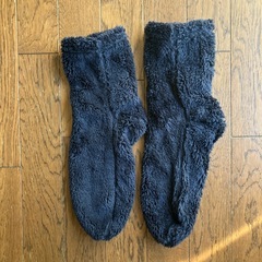 【お譲り先決定済】モコモコ靴下　2足　差し上げます