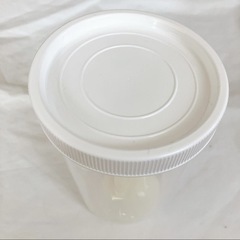 【新品】プロテインシェイカー スプーン付 500ml 白 ホワイトの画像