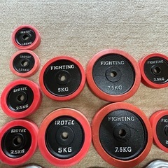 【ファイティング筋トレセット】ダンベル・イージーバーバーセットの画像