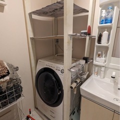 洗濯機　ランドリー　収納棚　ラックの画像