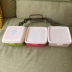 譲ります！３段ランチボックス　弁当箱の画像