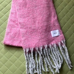 ピンク　マフラー🧣