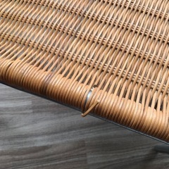籐の椅子　2脚セットの画像