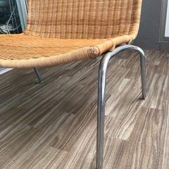 籐の椅子　2脚セットの画像