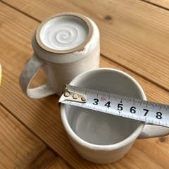 マグカップ　手作りの画像