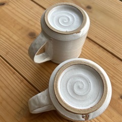 マグカップ　手作りの画像