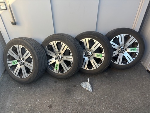 【sold out】後期  デリカd5用 (4本セット)ホイール サマータイヤ YOKOHAMA GEORANDAR 225/55R 18