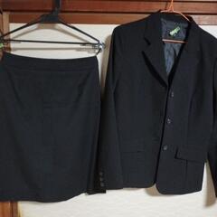 D&S ブラックスカートスーツ L