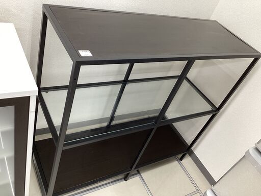 シェルフユニット VITTSJO　IKEA　ブラウン