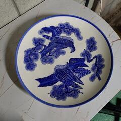 G027 大皿　花鳥紋