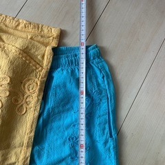 七分丈のエスニック夏用パンツの画像