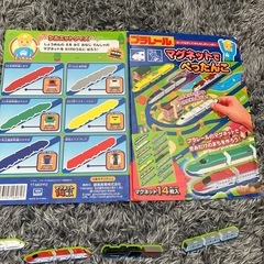 プラレールマグネットでぺったんこ中古の画像