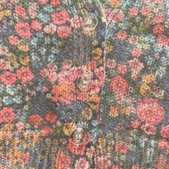 【ZARA】花柄カーディガン　レディース　Sサイズの画像