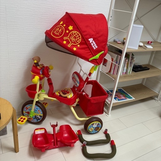 Amazon.co.jp: 折りたたみ三輪車 アンパンマン オールインワンUP2