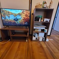 テレビ台と、棚セット (kiyoooomi) 鶴見市場の収納家具《テレビ台》の中古あげます・譲ります｜ジモティーで不用品の処分
