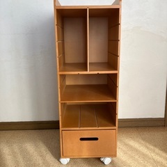 引き出し付きカラーボックス、