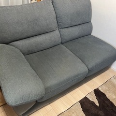 専用商品ニトリ　布張りカウチソファ　4人掛け　Ｌ時ソファー　の画像