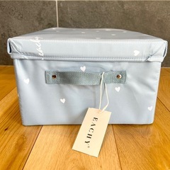 新品未使用 大容量ふた付き【収納ケース】折りたたみ 収納ボックス 衣類 おもちゃ 小物の画像