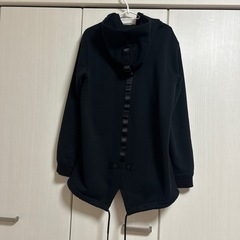 ディーゼル　diesel ロングパーカー　ジップアップ　ブラック　美品の画像