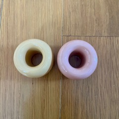 【未使用】無印良品　磁器歯ブラシスタンド 2個セットの画像