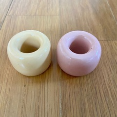 【未使用】無印良品　磁器歯ブラシスタンド 2個セット
