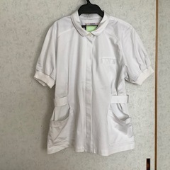 昭和レトロ　ナガイ　CAREAL 白衣　医療　介護　ホワイト L...